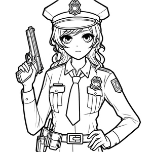 Cool Police Woman