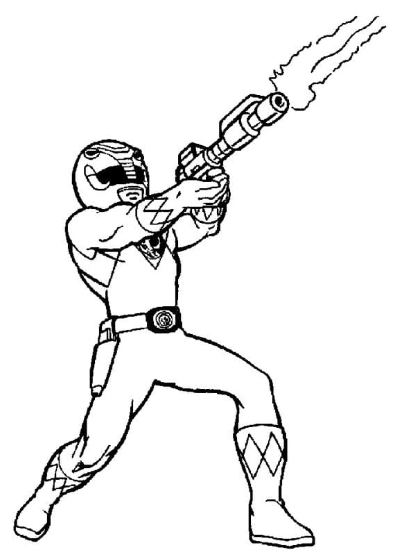 Power Rangers Strike Coloring Page