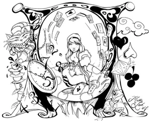 Colorful Wonderland Adventure Coloring Page