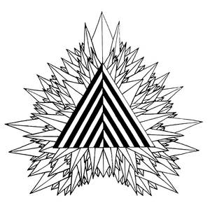 Psychedelic Mystic Triangle Coloring Page