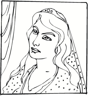 Queen Esther Free Drawing