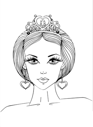 Royalty Coloring Page