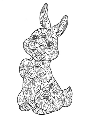 Joyful Bunny Mandala