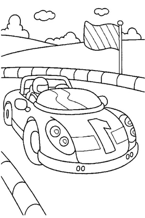 Number 1 Race Car