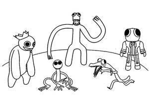 Printable Rainbow Friends Roblox