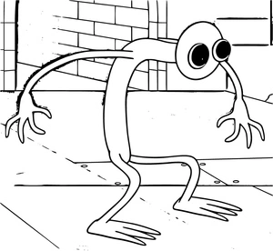 Purple Pals Coloring Page