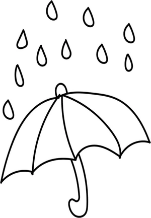 A Contraption Created To Shield an Individual From Rain Coloring Page