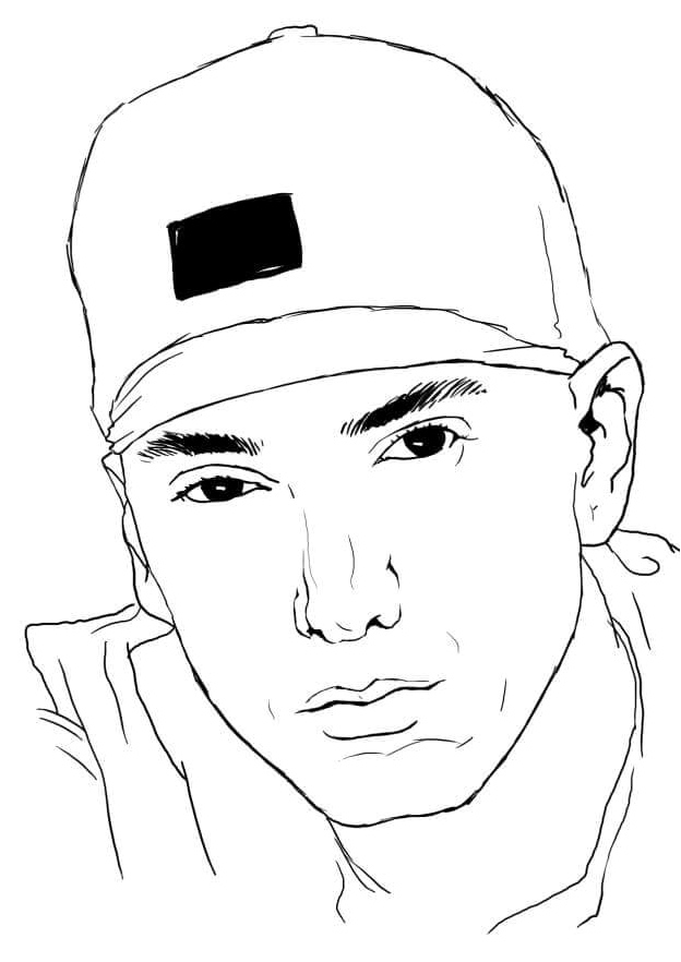 Emmy Eminem Coloring Page
