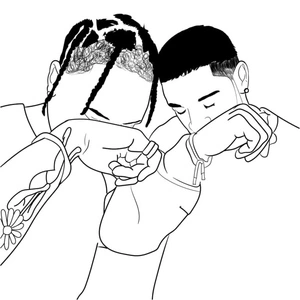 Hands Covering Faces Coloring Page