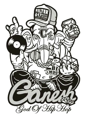 Hip Hop Design Coloring Page