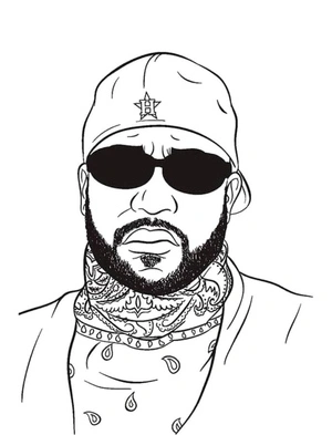 Scarf Wrapped Around My Neck Coloring Page