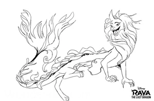 Adorable Sisu Coloring Page