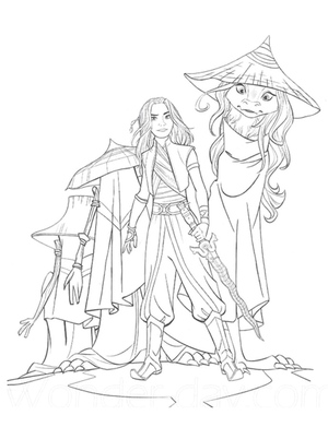 Sisu and Raya
