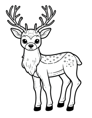 A Stylish Reindeer