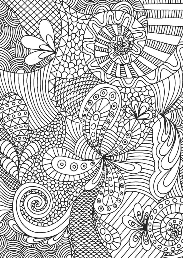 Incredible Relaxation Coloring Page