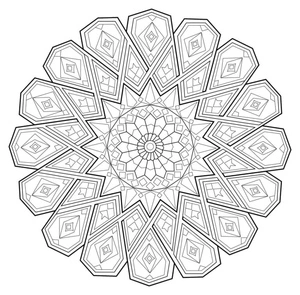 Simply Relaxing Coloring Page