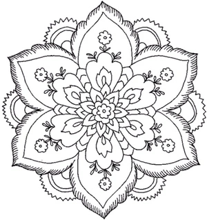 Soothing Printable Pictures Coloring Page
