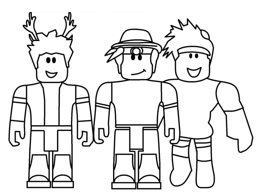 Coloring Page for Roblox Fans Coloring Page