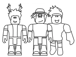 Coloring Page for Roblox Fans Coloring Page