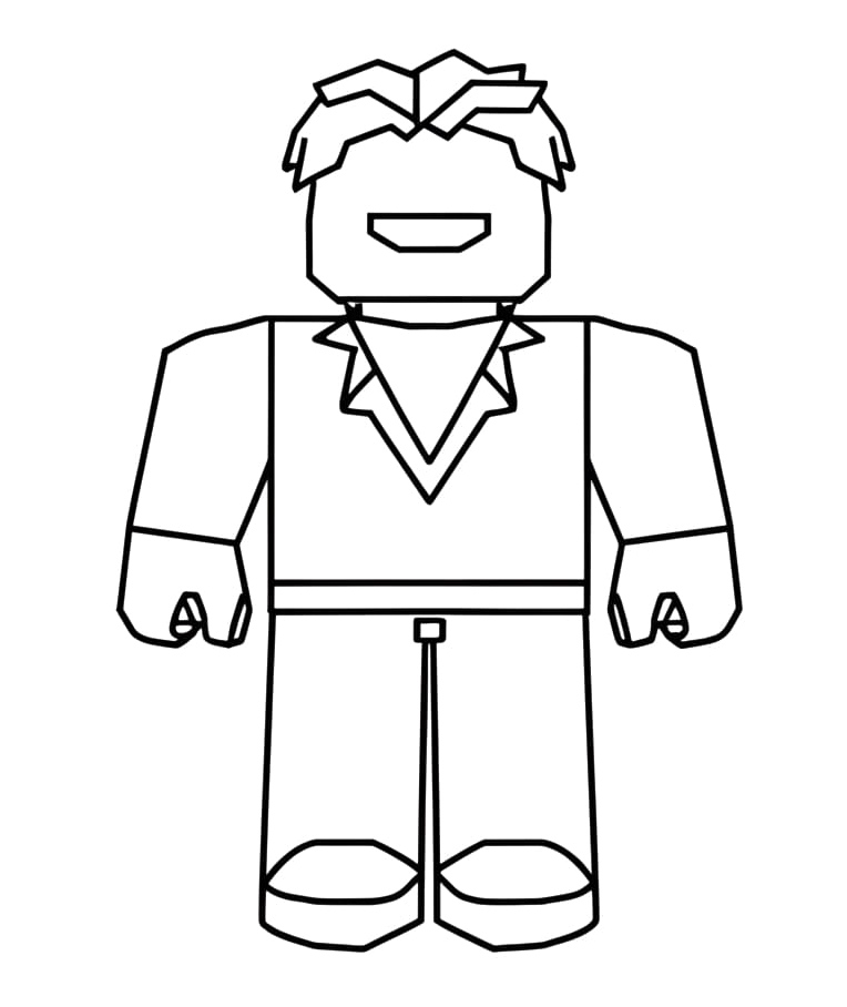*Roblox Coloring Page - Free Printable* Coloring Page