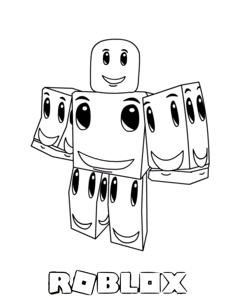 Roblox Picture Coloring Page