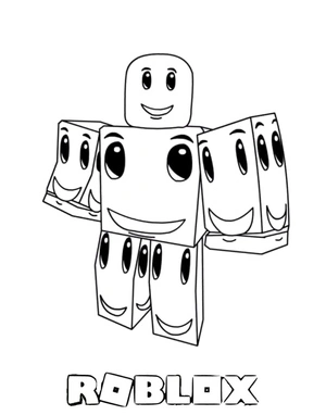 Roblox Picture Coloring Page