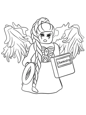 Roblox's Royale High Coloring Page