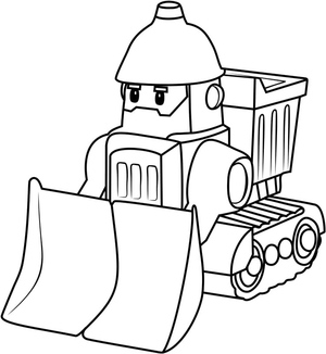 Bruner from the show Robocar Poli
