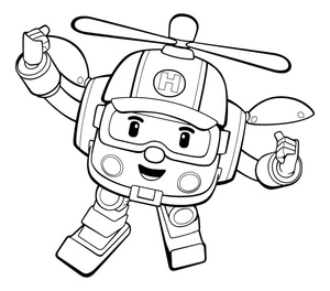 Joyful Helly Coloring Page
