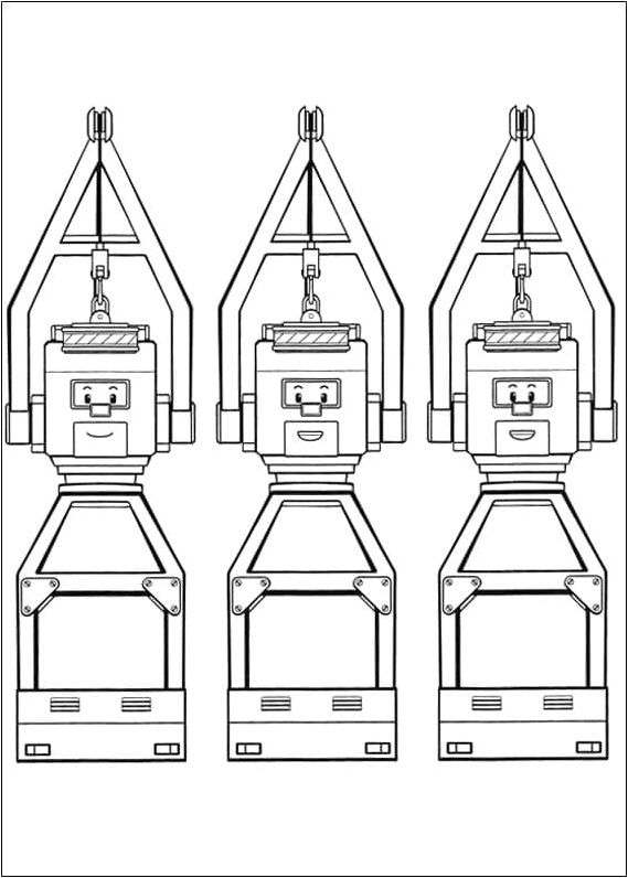 Robocar Poli Coloring Page Available for Free Coloring Page
