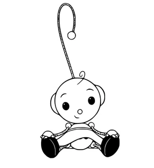Adorable Zowie Polie Coloring Page