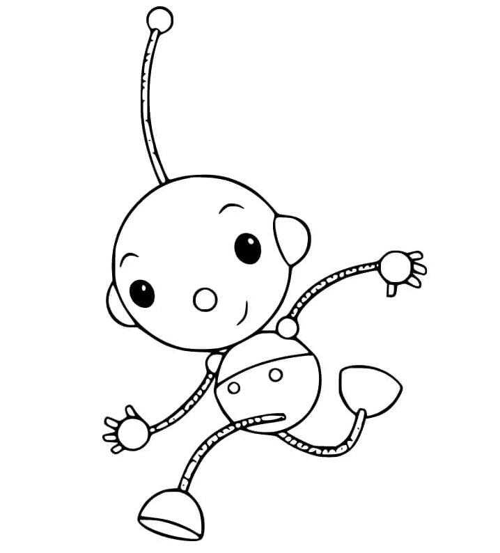 Kind Olie Polie Coloring Page