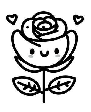 The smiling Cute Rose.