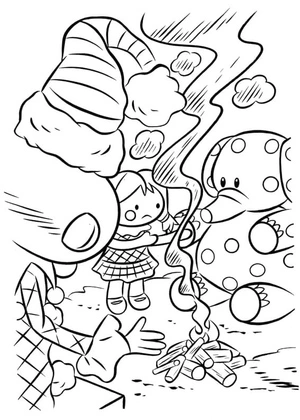 Rudolph Coloring Page #5 Coloring Page