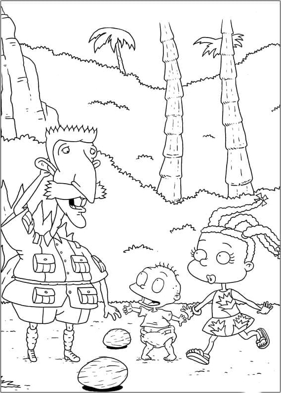 Rugrats Adventures Coloring Page