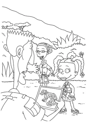 Rugrats Family Coloring Page