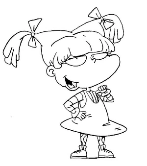 The Ultimate Fashionista Coloring Page