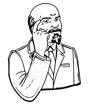 Lenin Vladimir Coloring Page