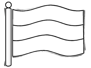 Printable Russia Flag Coloring Page Coloring Page