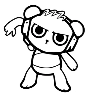 Combo Panda from the world of Ryan Coloring Page