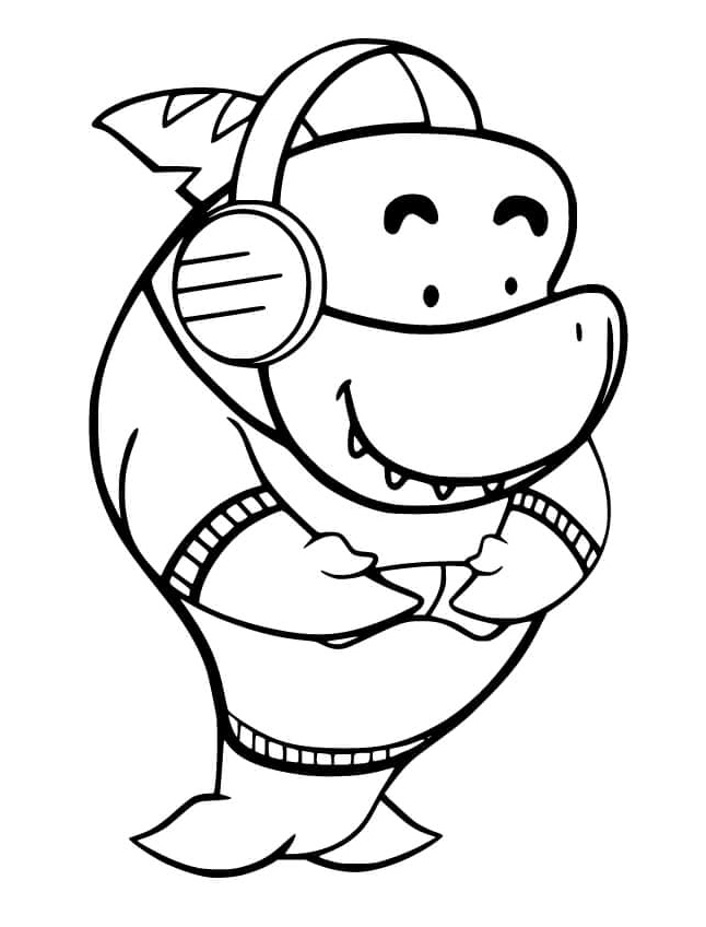 Gil from Ryan’s World Coloring Page