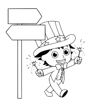 Ryan the Magician Coloring Page