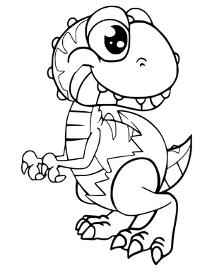 Shelldon from Ryan's World Coloring Page