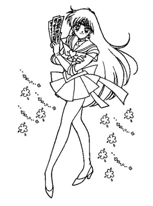 Mars Sailor from Sailor Moon