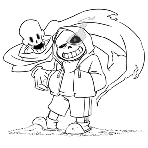 Papyrus and Sans from Undertale