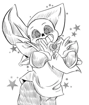 Printable Happy Sans coloring page Coloring Page