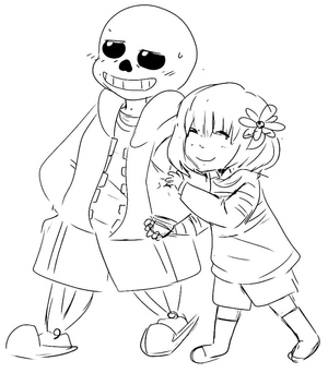 Sans and Frisk Sans & Frisk