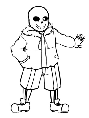 Sans from the video game "Undertale"