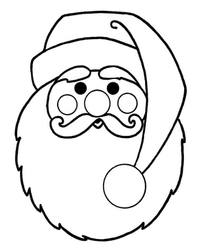 Printable Santa Claus Coloring Page Coloring Page