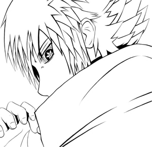 Frightening Sasuke